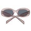 Pro Acme Trendy Oval Sunglasses,Retro Chunky Thick Frame UV400 Protection