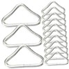 Mipcase 30pcs Metal Trampoline Triangle Buckles Erosion Resistant Shaped for