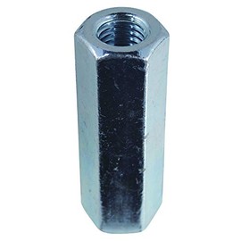 DAIDOHANT 10101762 Uniqlo High Nut (Nominal Diameter) W3/8 x Height B) 2.0 inches (50 mm) [Iron/Uniqlo] (1 Piece)
