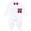 Lilax Baby Boy Jewels Crown Layette 4 Piece Gift Set