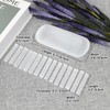 5.7'' Selenite Crystal Bowl with 15 Pcs Selenite Sticks, Charging