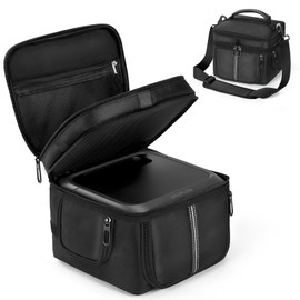 EUGOOCX Power Station Carrying Case Compatible with ECOFLOW River 3 Plus, Travel Storage Bag for Generator, Charging Cable and Accessories, with Quick Access & Air Flow Zipper Windows