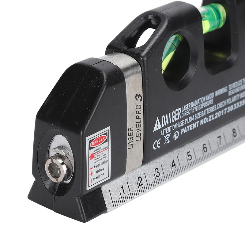 Multipurpose Laser Leveller Infrared Spirit Level Tape Measure Tool for