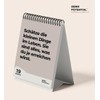 ZERO POTENTIAL Demotivierender Tischkalender undatiert | 52 Wochen mit 52