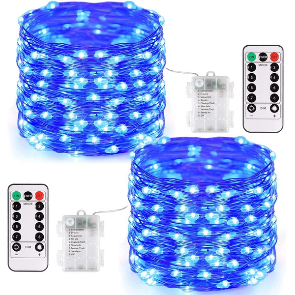 JMEXSUSS Paquete De 2 200 Luces Led De Hadas De