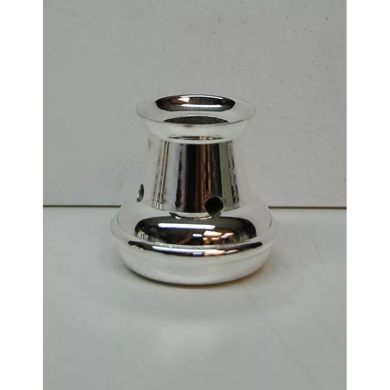 SILVER PLATED - 7/8" BOVE CANDLE FOLLOWERS TOPPERS BURNERS CHASERS,