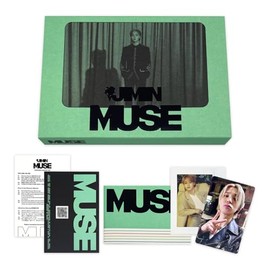 JIMIN OF BTS - [MUSE] (Weverse Albums Ver.) Booklet + QR Card + 3D Instant Photo + Photocard + 2 Extra Photocards