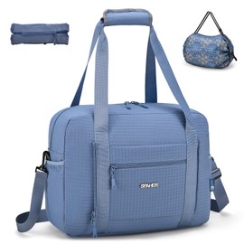 SPAHER British Airways Cabin Bag 40x30x15 Travel Duffle Bag Gym Sports Weekend Maternity Bags for Women Waterproof Overnight Holdall Hospital Flight Bag Carry on Underseat Hand Luggage, Blue