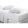 Fitted Bed Sheet With FREE Pillow Case Poly Cotton WHITE