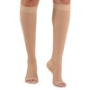 Mojo Compression Socks - Open Toe Knee-High Support Stockings, 20-30