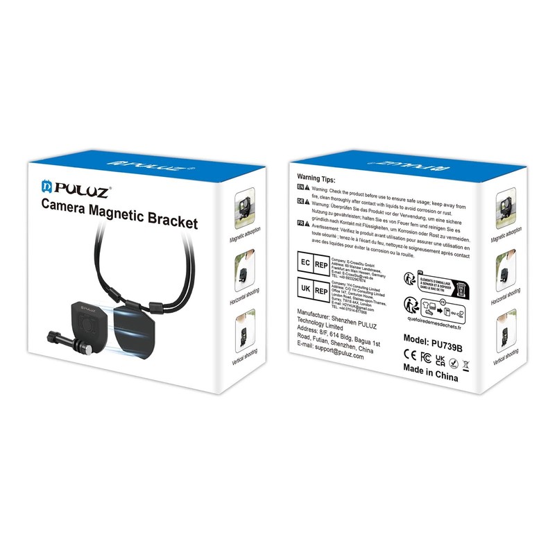YicDofu Magnetic Neck Mount for Action Cameras, Hands-Free POV Necklace