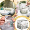 Fourluoo 12 Pack Fall Floral Facial Tissues Cube Boxes 600