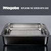 Mogobe Trimming Tray for Herbs, Made of Stainless Steel with
