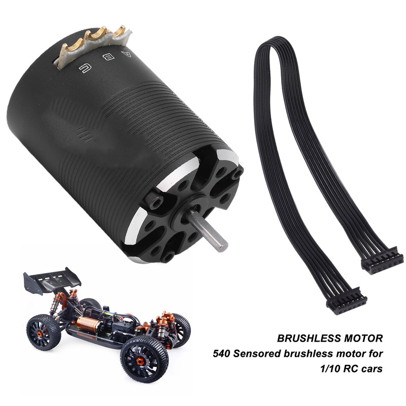 540 Sensored Brushless Motor 10.5T Supersonic Brushless Motor for 1/10