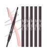 Berinist Waterproof Eyebrow Pencils for Women, 6Pcs Double-ended Black Eye