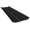 E-Z-Flow Perforated Black Aluminum Gutter Guards (for 6" Gutter) -