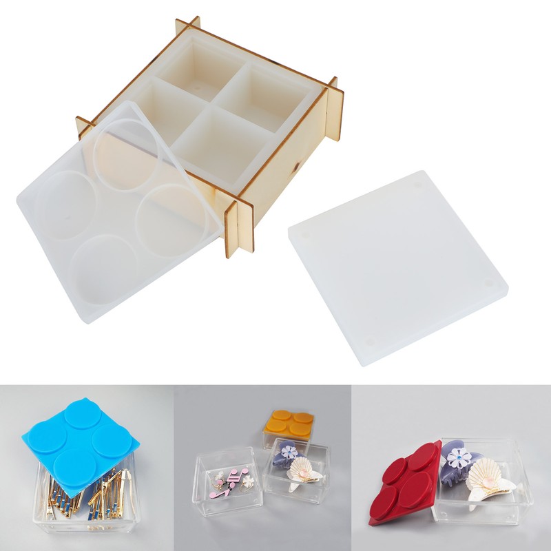 Square Mold DIY Crystal Epoxy Mould Silicone Parts Mirror Surface