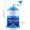 Manual Ice Shaver Crusher Shredding Snow Cone Maker Machine Create