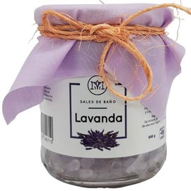 Sales de Baño 500gr - Burbujeantes, Terapéuticas  Lavanda, Eucalipto, Menta, Árbol de Té  Extractos naturales y aceites esenciales. (Lavanda)         