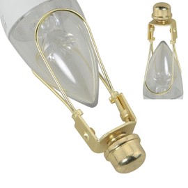 DGBRSM 2PCS Lamp Shade Light Bulb Clip Adapter Clip Metal Clip-On Lamp Shade Adapter Shade Attaching Finial Top, Gold