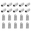 sourcing map 40Pcs Set Screws M4x10mm 304 Stainless Steel Cone
