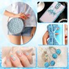 TOAOB 5000pcs Lake Blue Table Scatter Crystals Acrylic Diamonds Rhinestones