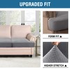 H.VERSAILTEX Stretch 3 Piece T Cushion Sofa Slipcovers Individually Sofa