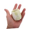SHOWERORO Tea Cup Natural Crystal Tea Container Home Office Use