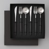 Cutipol (正規品) GOA Black Silver Dinner Set 6pcs