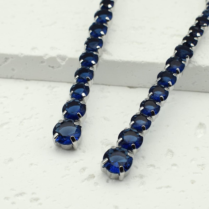 UDYLGOON - arete largos de circonita cúbica para mujer, Circonita