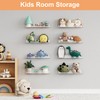 upsimples 12 Pack Acrylic Shelves Wall Organizer and Storage, 15"