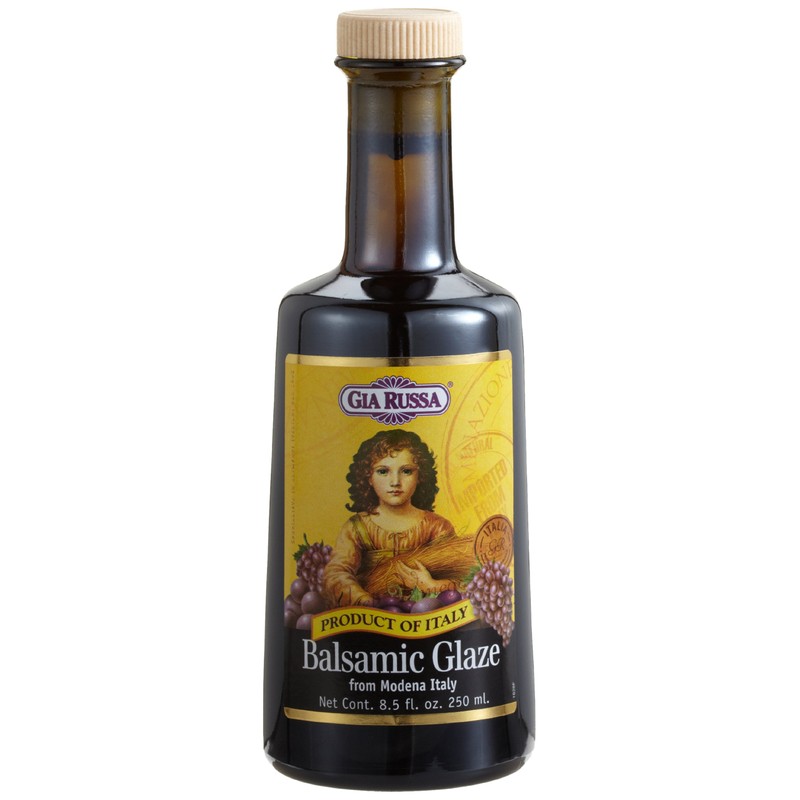 Gia Russa Balsamic Glaze, 8.5-Ounce Glass Bottles (Pack of 3)