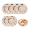 Lorzon 6 Pack Bread Proofing Basket Cover, 10 Inch Round