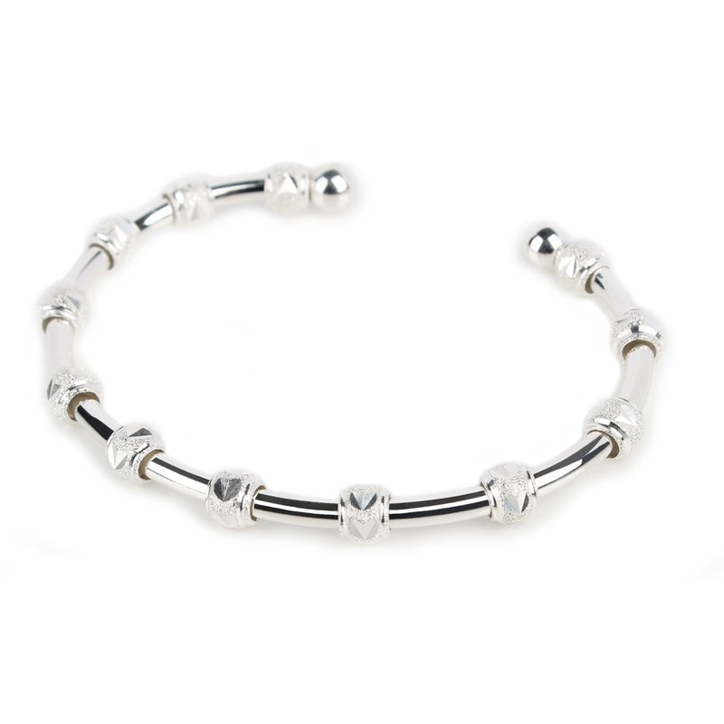 Golf Goddess Stroke/Score Counter Bracelet - Silver Heart Bead