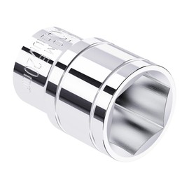 FOCMKEAS 20mm Shallow Socket, 1/2 Inch Drive, 6-Point, Metric, Heat Treated CR-V Steel Short Sockets, Full Polishing, 1.5 Inch Length