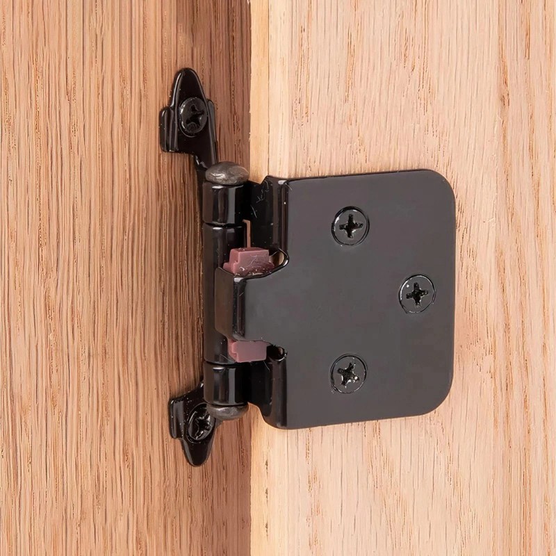 AOMINOHOMA 20x 1/2" Cabinet Hinges Overlay Self Closing Semi Partial