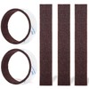 Felt Strips 10Pieces Pack 1x 6 Inches Self Adhesive Brown
