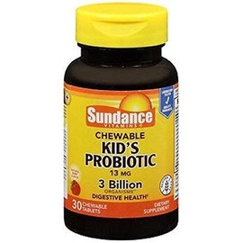 Sundance Chewable Kid's Probiotic 13mg 3 Billion, 30 Count (3)