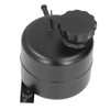 Radiator Coolant Expansion Tank 2.5L Capacity Aluminum Alloy Black Reservoir