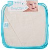 Bumkins Reusable Flannel Baby Wipes, 12 Count, Natural