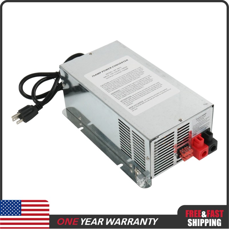 autostore2023 Detect Deckmount Converter Charger 75 Amp Fits For RV