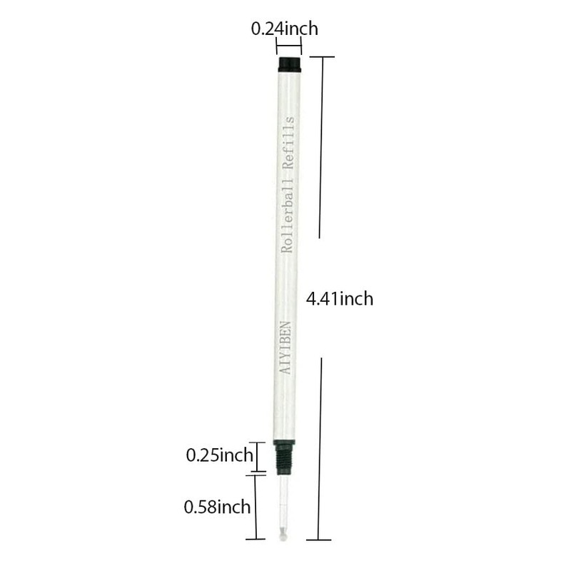 Rollerball Pen Refills - Smooth Writing German Ink and Fine