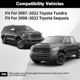 HVAC Blend Door Actuator Compatible with Toyota Tundra 2007–2021, Sequoia 2008–2021 Limited, Platinum, SR5 A/C Heater Air Mix Damper Servo Motor Replaces 87106-0C140