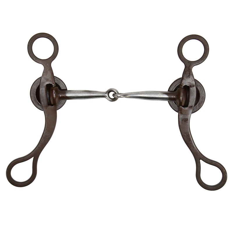 Horse Mouth Bit Hand Carved Antique Bronze Rustproof Stainless Steel