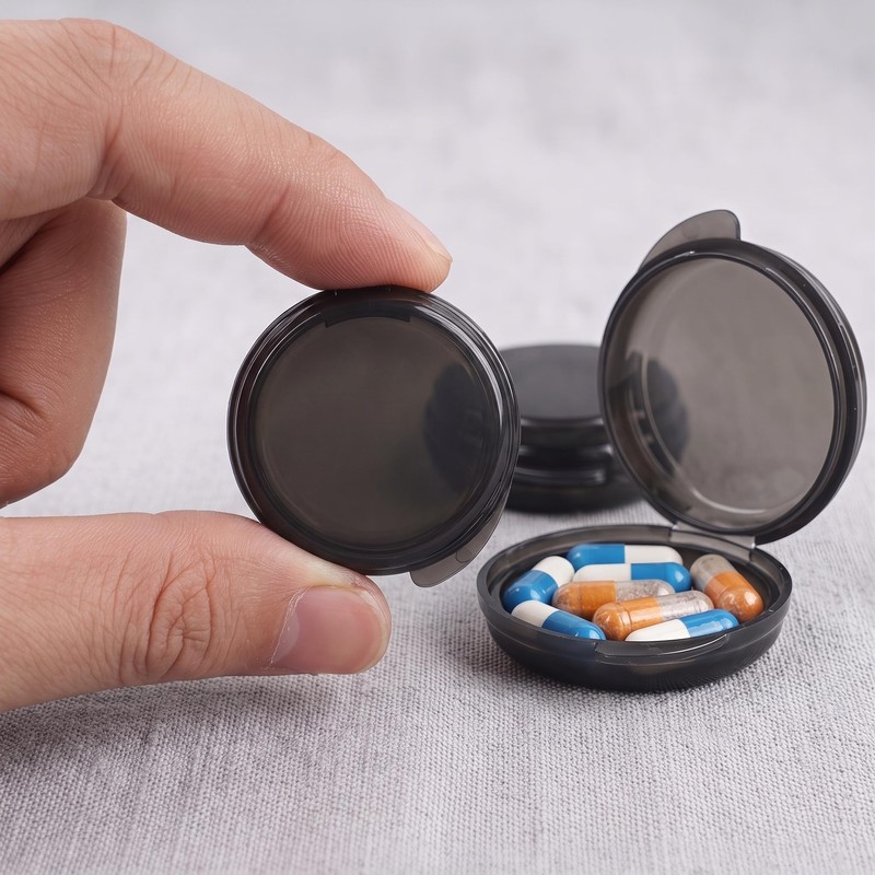 Rovelin 3 Pack Small Pill Box, Mini Pill Case Travel