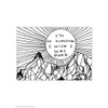 Funny Humorous 'David Shrigley So Hungover' Novelty Postcard