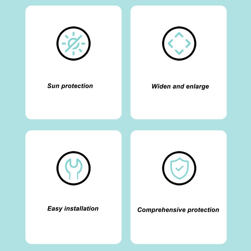 Stroller Sun Shade UV Protection Newborn Jogger Extension Universal Fit