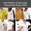 (4 Sizes All Ages) Left Chest Logo Placement Tool -