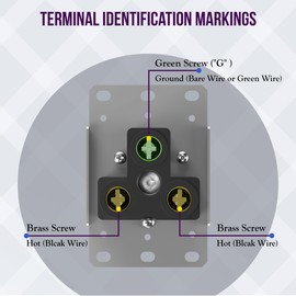 ENERLITES 30 Amp 125/250V NEMA 6-30R Power Outlet, Heavy-Duty 30A Receptacle, for Welders, Air Conditioners, Electric Vehicles (EV), Generators, and More, 2-Pole, 3 Wire, 65300-BK, Black