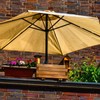 Cisolen Parasol Holder Balcony Railing Clamp Parasol Balcony Railing Umbrella